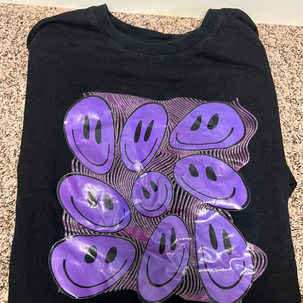 Oversized smiley t-shirt